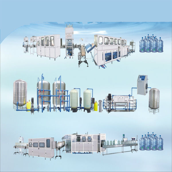 Medizinische Industrie das 5 Gallonen-Wasser-Flaschen-Füllungs-und Kappen-Dichtung bearbeiten 3.8kw maschinell 2